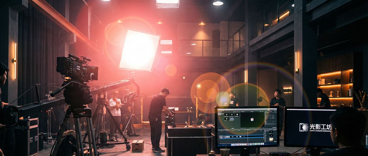 高清视频城市光影纪录片视频